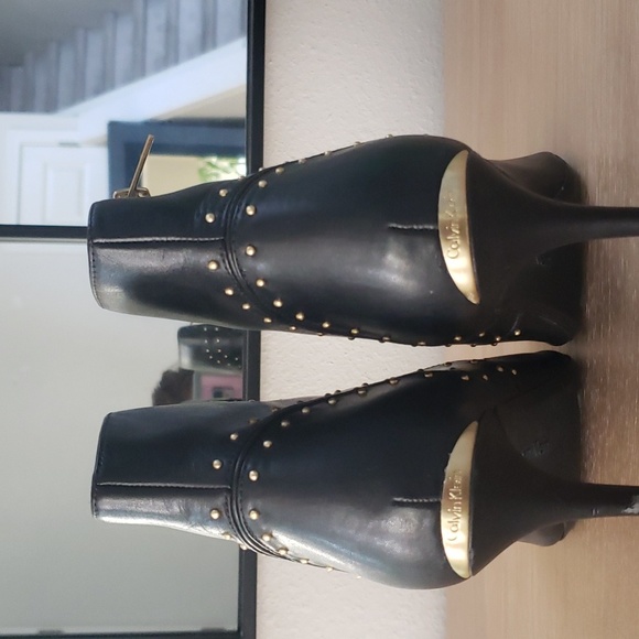 Calvin Klein Studded Grazia Ankle Boots - Picture 5 of 11